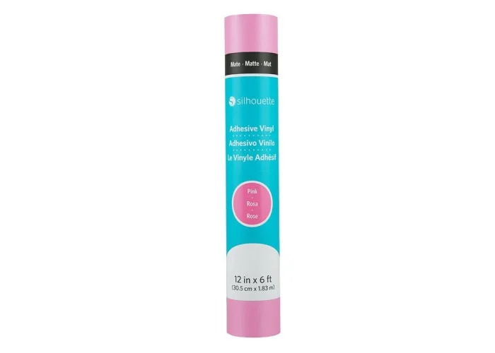 Βινύλιο Removable Adhesive Αυτοκόλλητο Matte -Ροζ 30.5cm x 1.83m
