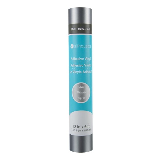 Βινύλιο Removable Adhesive Αυτοκόλλητο Matte -Ασημί 30.5cm x 1.83m Βινύλιο Removable Adhesive Αυτοκόλλητο Matte -Ασημί 30.5cm x 1.83m