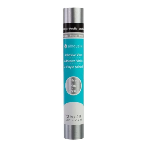 Βινύλιο αυτοκόλλητο μεταλλικό Brushed Silver 30.5cm x 1.2m Βινύλιο αυτοκόλλητο μεταλλικό Brushed Silver 30.5cm x 1.2m