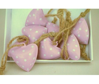 ΚΑΡΔΙΑ ΜΕΤΑΛΛΙΚΗ ΚΡΕΜΑΣΤΗ ΜΕ ΠΟΥΑ ΣΕΤ/8 3,5X3,2CM PINK L-WHITE ΚΑΡΔΙΑ ΜΕΤΑΛΛΙΚΗ ΚΡΕΜΑΣΤΗ ΜΕ ΠΟΥΑ ΣΕΤ/8 3,5X3,2CM PINK L-WHITE