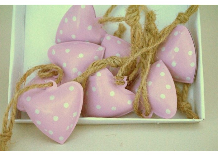 ΚΑΡΔΙΑ ΜΕΤΑΛΛΙΚΗ ΚΡΕΜΑΣΤΗ ΜΕ ΠΟΥΑ ΣΕΤ/8 3,5X3,2CM PINK L-WHITE ΚΑΡΔΙΑ ΜΕΤΑΛΛΙΚΗ ΚΡΕΜΑΣΤΗ ΜΕ ΠΟΥΑ ΣΕΤ/8 3,5X3,2CM PINK L-WHITE