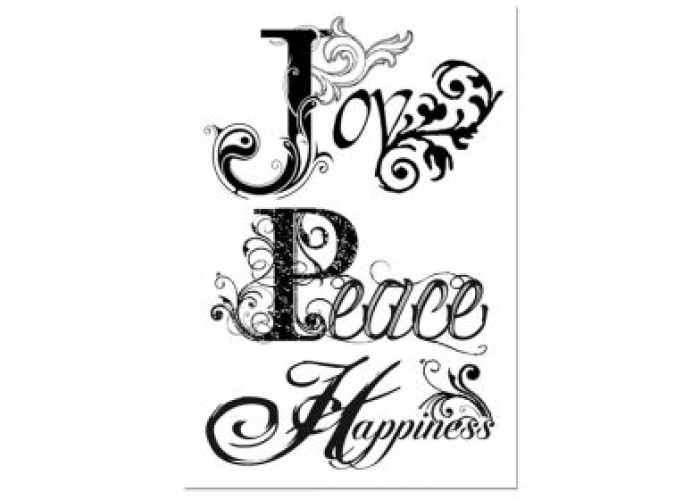 Σφραγίδα Joy Peace Happiness