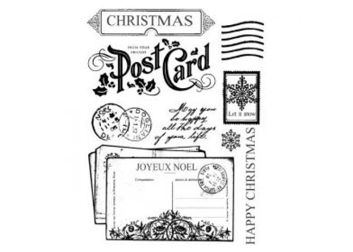 Σφραγίδα Christmas Post Card