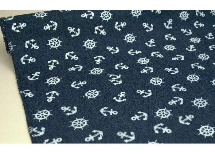 ΥΦΑΣΜΑ ΤΖΗΝ 0,40X2MET ANCHOR BLUE-WHITE ΥΦΑΣΜΑ ΤΖΗΝ 0,40X2MET ANCHOR BLUE-WHITE