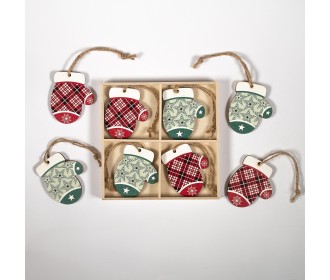 ΔΙΑΚΟΣΜΗΤΙΚΑ ΞΥΛΙΝΑ ΕΠΟΧΙΑΚΑ ΓΑΝΤΙΑ SET8 4,6X6,0CM WHITE-GREEN D-RED ΔΙΑΚΟΣΜΗΤΙΚΑ ΞΥΛΙΝΑ ΕΠΟΧΙΑΚΑ ΓΑΝΤΙΑ SET8 4,6X6,0CM WHITE-GREEN D-RED