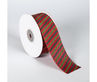 ΛΙΝΗ ΚΟΡΔΕΛΑ ΜΕ ΡΙΓΕΣ 40MMX10MET RED-GREEN-GREEN(D)