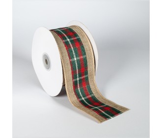 ΚΑΡΡΩ ΛΙΝΗ ΚΟΡΔΕΛΑ ΜΕ ΣΥΡΜΑ 63MMX10MET BEIGE-GREEN D-RED