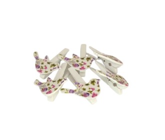 ΜΑΝΤΑΛΑΚΙΑ ΞΥΛΙΝΑ ΜΕ ΠΕΡΙΣΤΕΡΙ SET/6 5X4CM WHITE-GREEN ΜΑΝΤΑΛΑΚΙΑ ΞΥΛΙΝΑ ΜΕ ΠΕΡΙΣΤΕΡΙ SET/6 5X4CM WHITE-GREEN