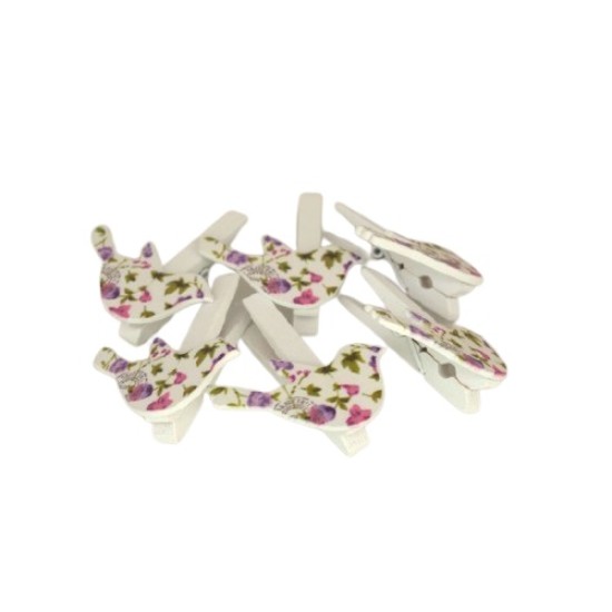 ΜΑΝΤΑΛΑΚΙΑ ΞΥΛΙΝΑ ΜΕ ΠΕΡΙΣΤΕΡΙ SET/6 5X4CM WHITE-GREEN ΜΑΝΤΑΛΑΚΙΑ ΞΥΛΙΝΑ ΜΕ ΠΕΡΙΣΤΕΡΙ SET/6 5X4CM WHITE-GREEN