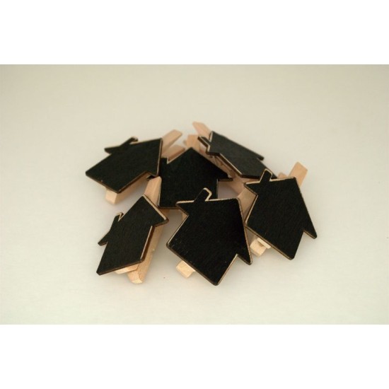ΜΑΝΤΑΛΑΚΙΑ ΞΥΛΙΝΑ ΜΕ ΣΠΙΤΑΚΙ SET/6 5X4CM BEIGE-BLACK
