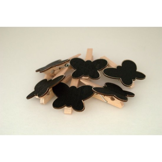 ΜΑΝΤΑΛΑΚΙΑ ΞΥΛΙΝΑ ΜΕ ΠΕΤΑΛΟΥΔΑ SET/6 5,3X4CM BEIGE-BLACK