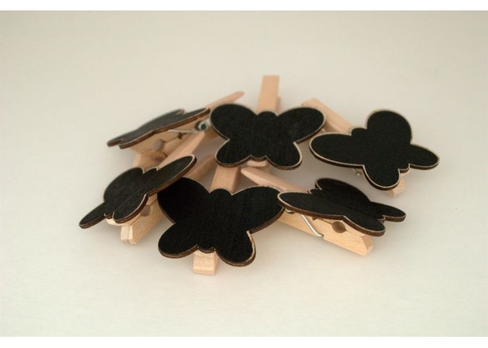 ΜΑΝΤΑΛΑΚΙΑ ΞΥΛΙΝΑ ΜΕ ΠΕΤΑΛΟΥΔΑ SET/6 5,3X4CM BEIGE-BLACK