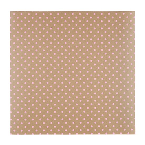 Xαρτόνι Scrapbooking 190gr 30cm x 30cm baby pink dot Xαρτόνι Scrapbooking 190gr 30cm x 30cm baby pink dot