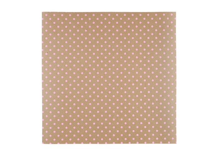 Xαρτόνι Scrapbooking 190gr 30cm x 30cm baby pink dot Xαρτόνι Scrapbooking 190gr 30cm x 30cm baby pink dot