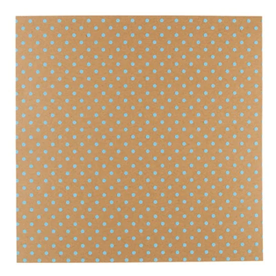 Xαρτόνι Scrapbooking 190gr 30cm x 30cm baby blue dot