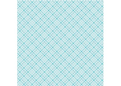 Xαρτόνι Scrapbooking 190gr 30cm x 30cm teal plaid Xαρτόνι Scrapbooking 190gr 30cm x 30cm teal plaid
