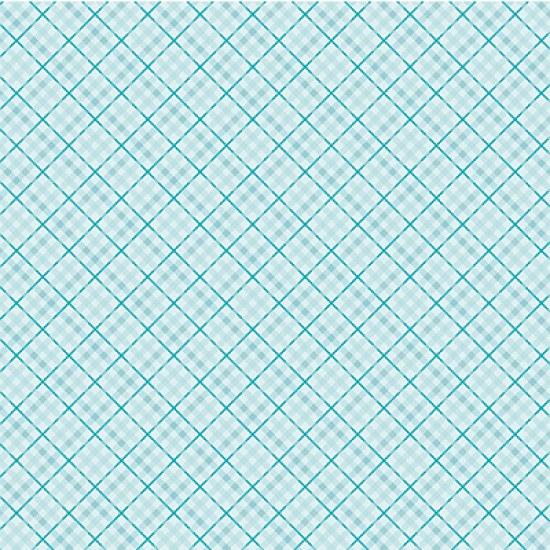 Xαρτόνι Scrapbooking 190gr 30cm x 30cm teal plaid Xαρτόνι Scrapbooking 190gr 30cm x 30cm teal plaid