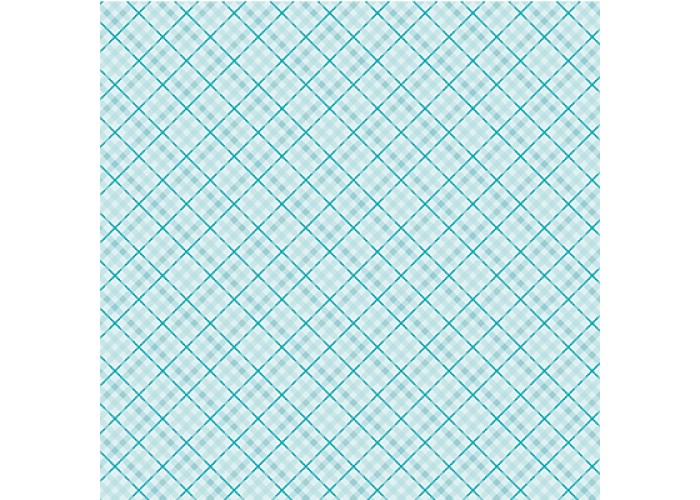 Xαρτόνι Scrapbooking 190gr 30cm x 30cm teal plaid Xαρτόνι Scrapbooking 190gr 30cm x 30cm teal plaid