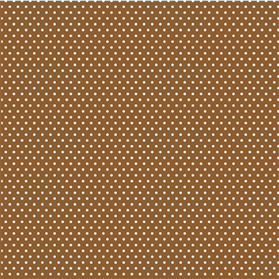 Xαρτόνι Scrapbooking 190gr 30cm x 30cm brown small dot