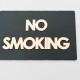Plexiglass Πινακίδα No smoking 20cm