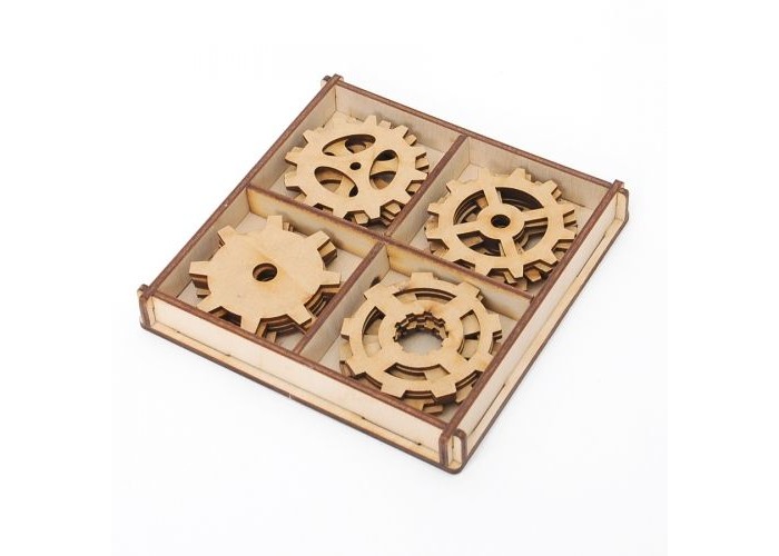 Ξύλινα μεγάλα διακοσμητικά 20τεμ 5cm- Gears Ξύλινα μεγάλα διακοσμητικά 20τεμ 5cm- Gears