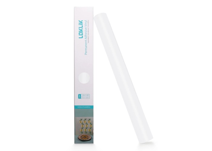 LOKLiK • Permanent Adhesive Vinyl Matte White 30.5x180cm LOKLiK • Permanent Adhesive Vinyl Matte White 30.5x180cm
