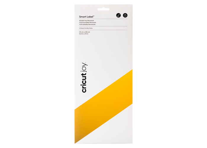  Cricut Joy Smart Label™ Writable Vinyl GOLD – Permanent  4 φύλλα  (14 cm x 33 cm)