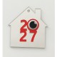 Plexiglass Γούρι Σπιτάκι 9cm 2027 #6 Plexiglass Γούρι Σπιτάκι 9cm 2027 #6