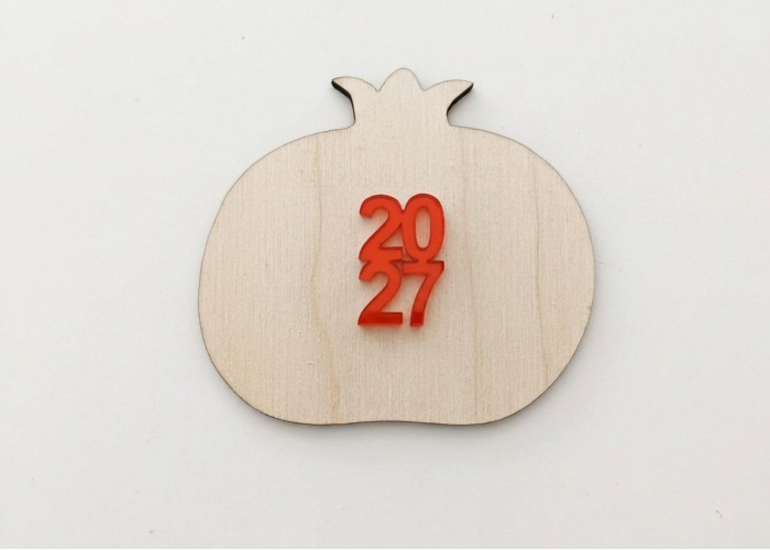 Ρόδι ξύλινο & Plexiglass 9cm #9 2027 Ρόδι ξύλινο & Plexiglass 9cm #9 2027
