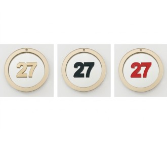 Διακοσμητικό στοιχείο Plexiglass 9cm 2027 #5 Διακοσμητικό στοιχείο Plexiglass 9cm 2027 #5