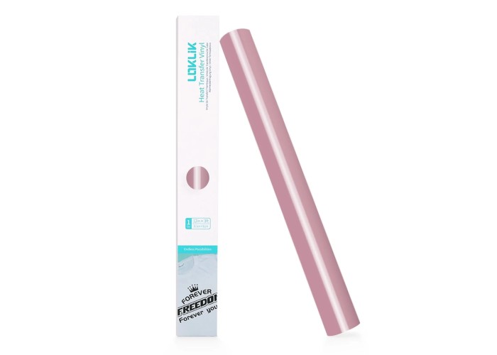 LOKLiK Heat Transfer Vinyl Basic Rose Gold 30cm x 180cm LOKLiK Heat Transfer Vinyl Basic Rose Gold 30cm x 180cm