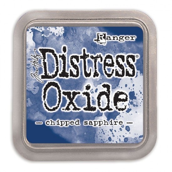 Tim Holtz distress oxide chipped sapphire