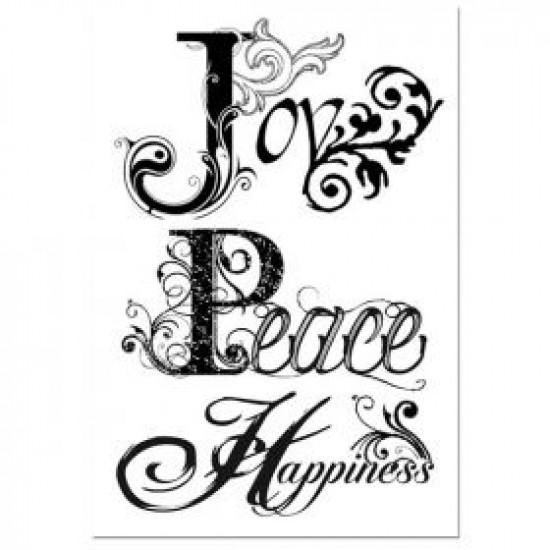 Σφραγίδα Joy Peace Happiness