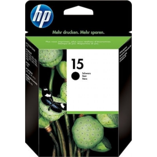 HP 15 Μελάνι Εκτυπωτή InkJet Μαύρο (C6615DE)