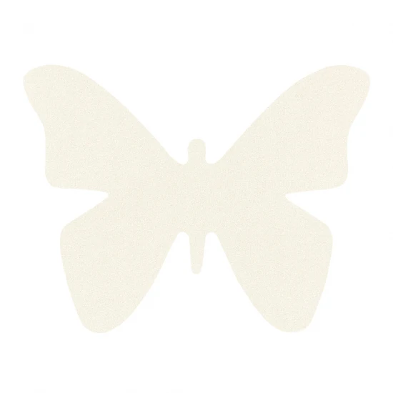 Πεταλούδα από περλέ χαρτόνι 9cmx7cm 24τεμ - pearl