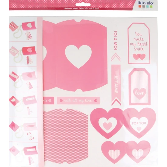 Kit κατασκευής polliw box (Κουτί μαξιλάρι) 12τεμ 