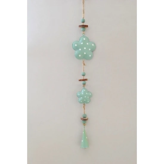 ΛΟΥΛΟΥΔΙΑ ΜΕΤΑΛΛΙΚΑ ΣΥΝΘΕΣΗ 39X6,5CM GREEN PASTEL
