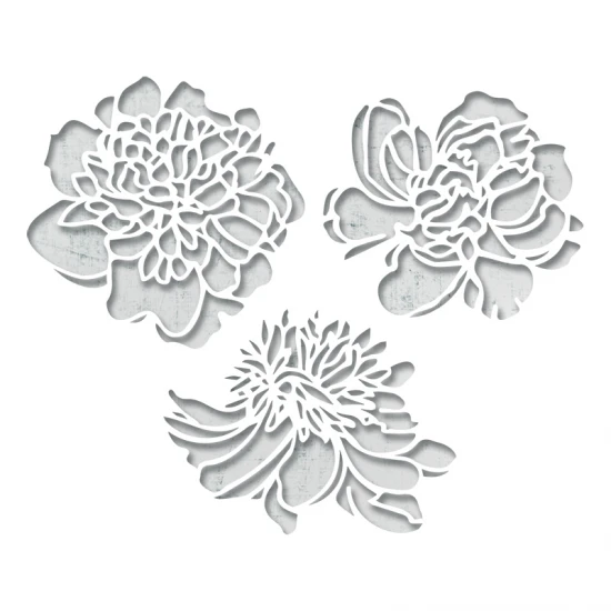  Sizzix Thinlits Die Set Cutout Blossoms by Tim Holtz 3τεμ