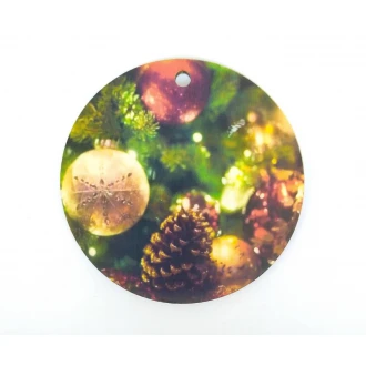 Ξύλινο Έγχρωμο διακοσμητικό στοιχείο Christmas #2