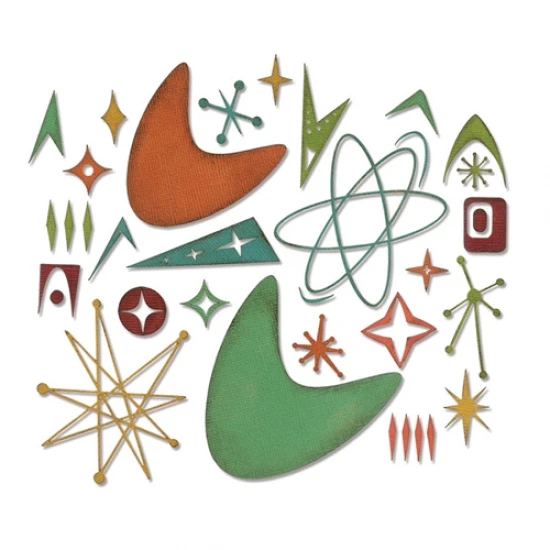  Sizzix Thinlits Die Set  Atomic Elements by Tim Holtz 25τεμ