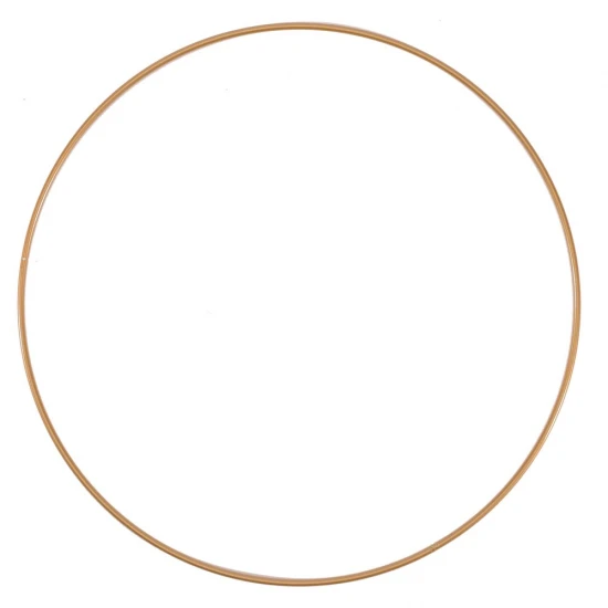 Μεταλλικό Στεφάνι Χρυσό Αντικέ 25cm 3mm