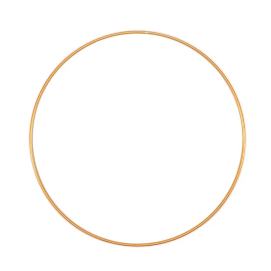 Μεταλλικό Στεφάνι Χρυσό 25cm 3mm