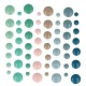 Points Αυτοκόλλητες Pastel My Little Xmas 64τεμ