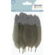 Γκρι Φτερά Με Glitter 6τεμ 11,5cm