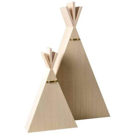 Σετ 2 ράφια ξύλινη σκηνή  45cm και 26cm