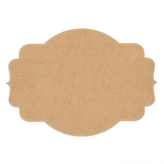 Πινακίδα mdf 100x80x3χιλ, 2 μύτες, 10 καμπύλες