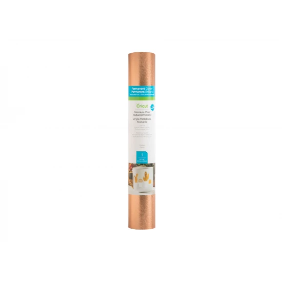 Cricut Premium Vinyl ™ Textured Metallic, Copper 30.5cm X 122cm