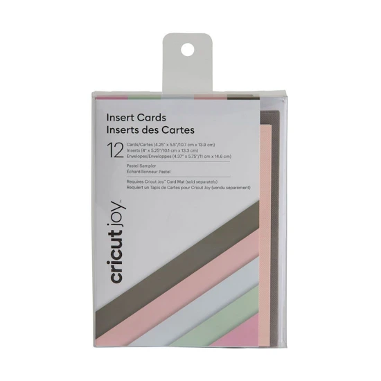 Cricut Joy Insert Cards Pastel 12 τεμ