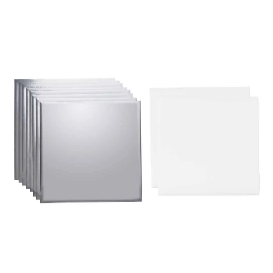 Foil Transfer Sheets, Silver 8τεμάχια