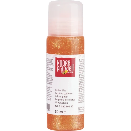 Κόλλα Glitter Knorr Prandell Πορτοκαλί Νέον 50ml